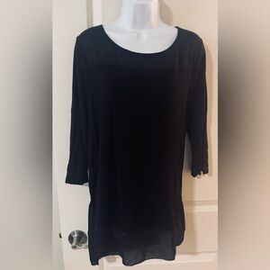 a:glow Black Long Sleeve Maternity Women's Top